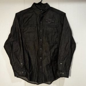 Harley-Davidson Men's contrast stitch long sleeve shirt